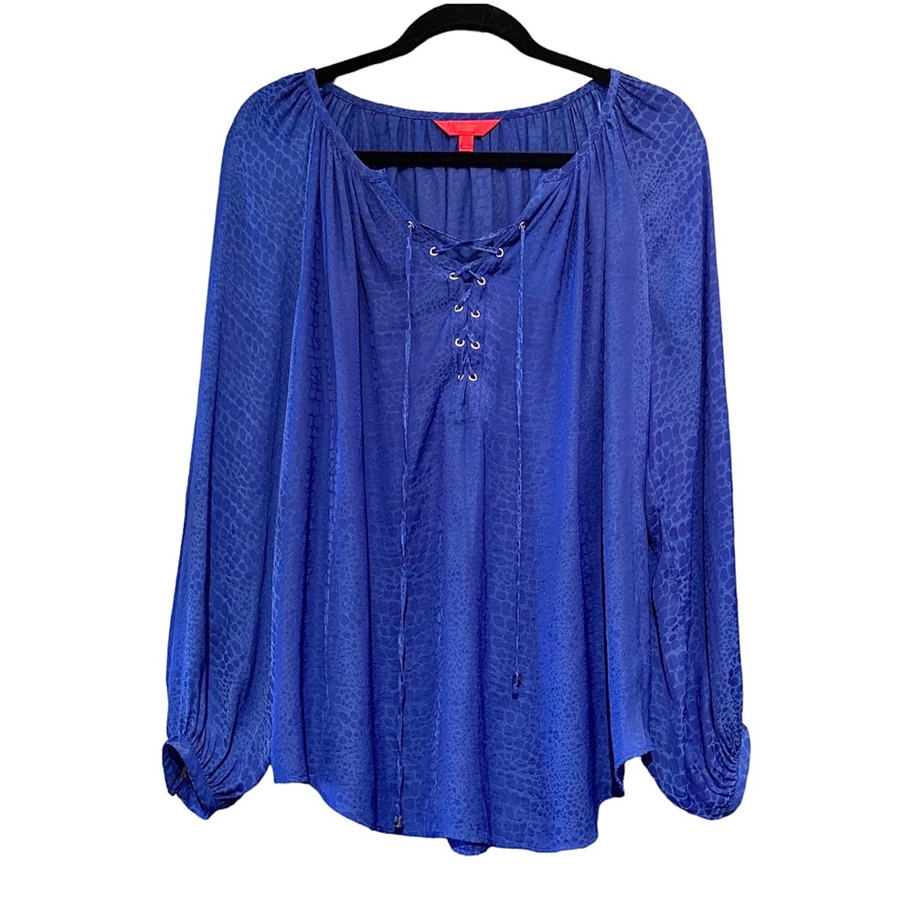 Jenifer Lopez snakeskin print blouse Size 0X